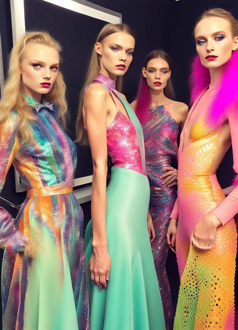 My Models #my Models Getting Ready To Go On The Runway For M by kaymaysue on ...
