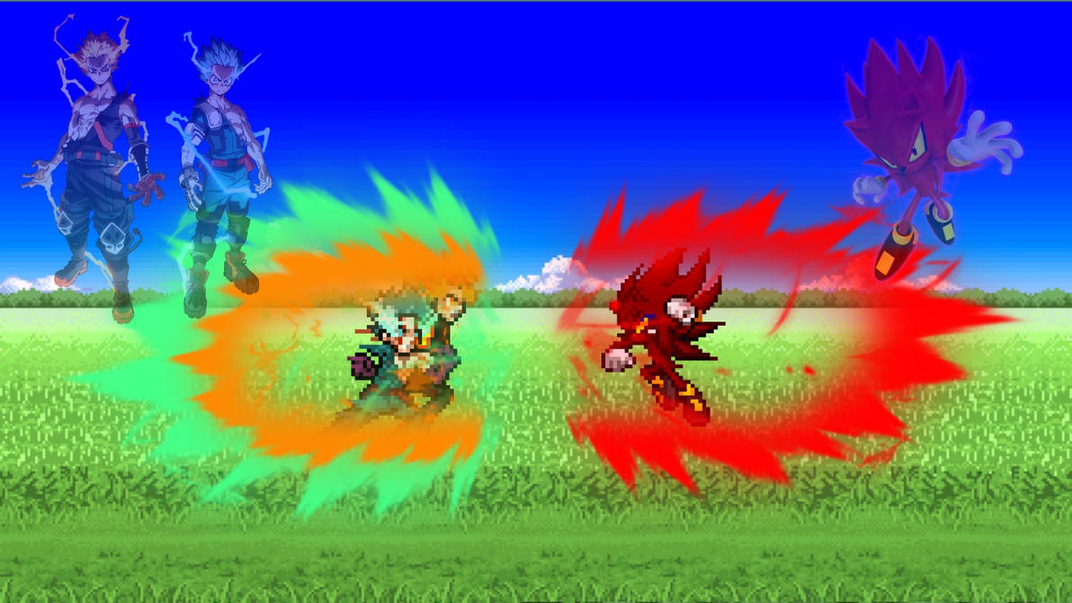 Deku and Bakugo(OFA 100%) vs Perfect Nazo by Chrisdatgoat on DeviantArt