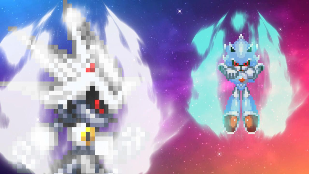 Hyper Neo Metal Sonic vs Hyper Metallix by Chrisdatgoat on DeviantArt