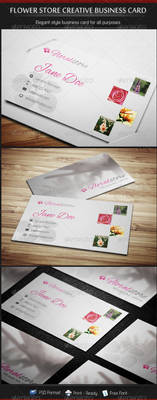 Flower Store Creative Business Card