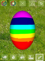 Rainbow dragon egg