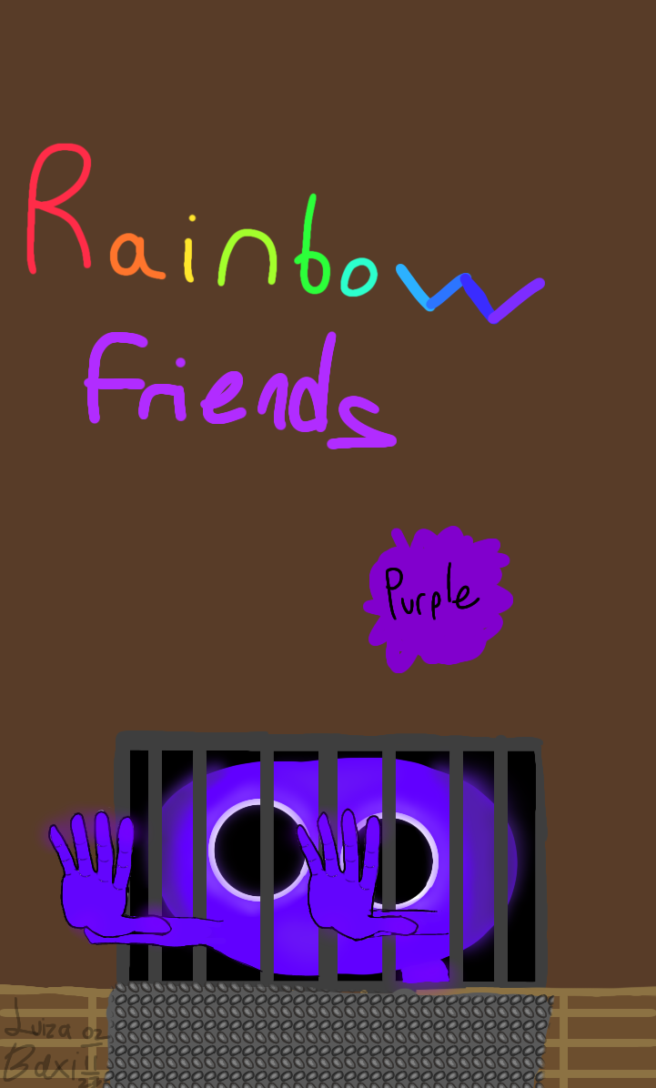 Purple rainbow friends by denocidroblox on DeviantArt