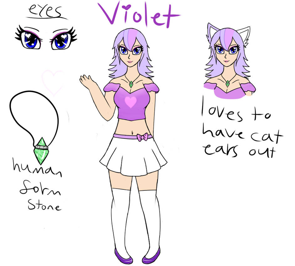 Human Violet. small reference by Anna-animations11 on DeviantArt