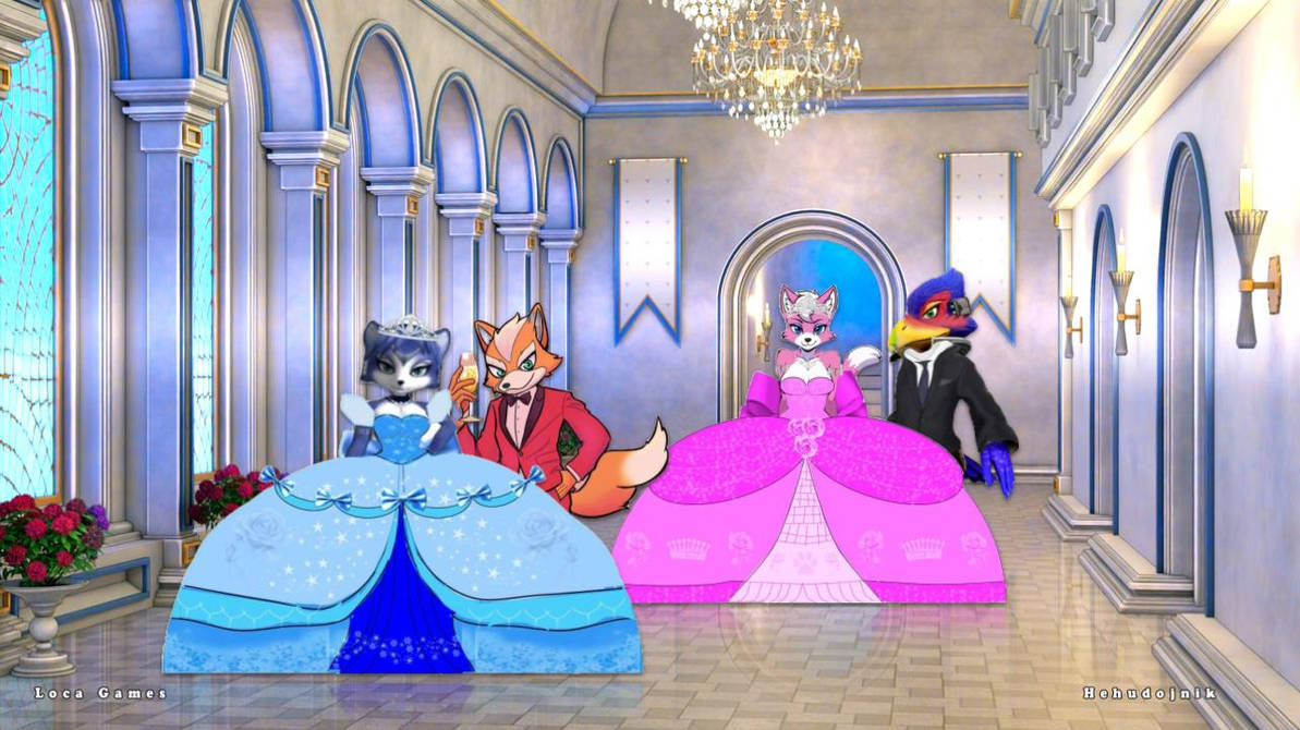 Star Fox Princess Krystal,Fox,Princess Katt,+Falco by Jongtplayer on ...