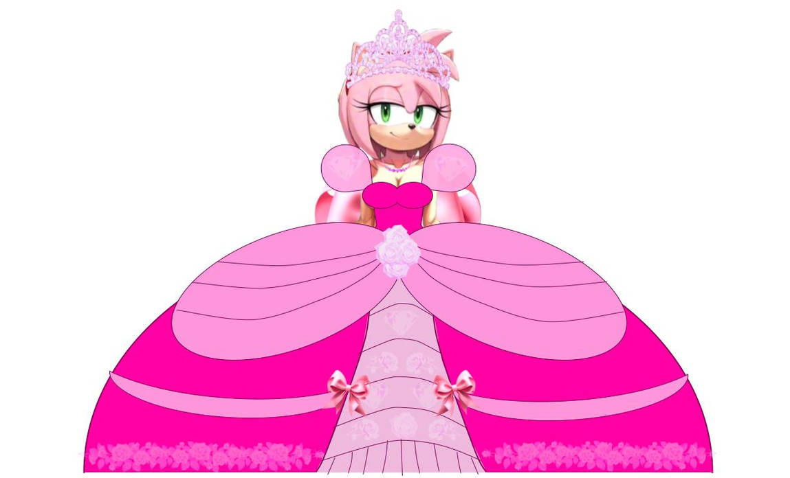 princess amy rose dress Commission: Amy Rose Princess and Regular Dress Alts : r/SonicTheHedgehog
