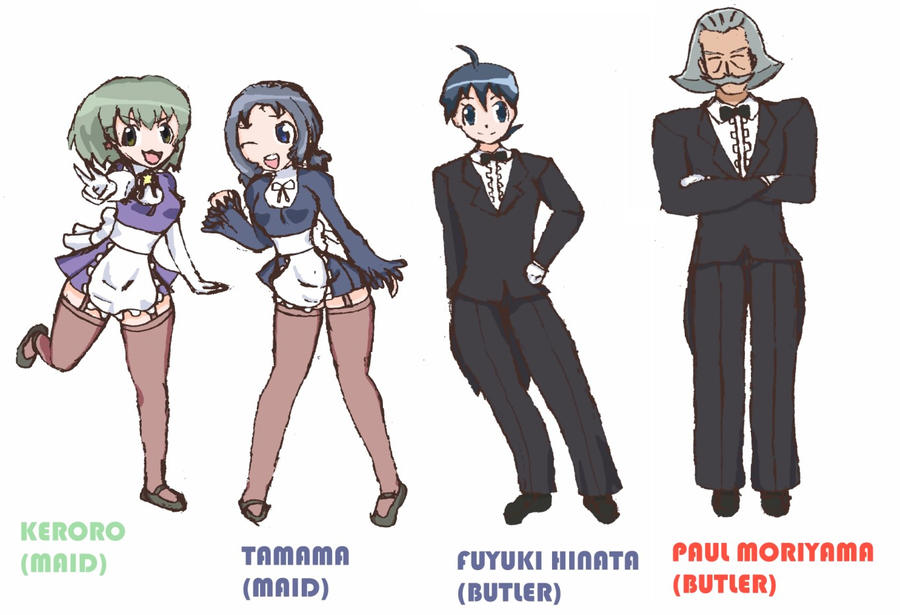 KeroGirls VS - Chapter 03 - Maids and Butlers by NeonDZ on DeviantArt