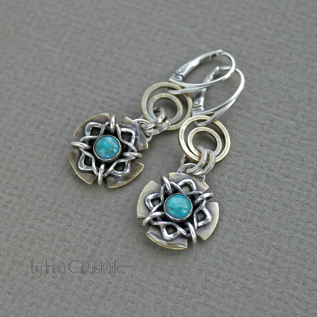 Earrings with Turquoise