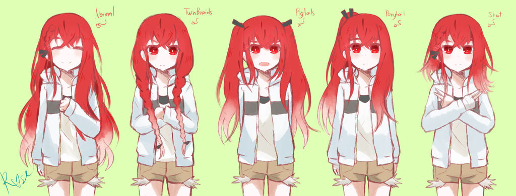 Anime Hairstyle by loveyrose07 on DeviantArt