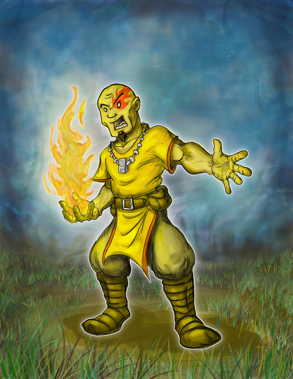 Male Pyromancer