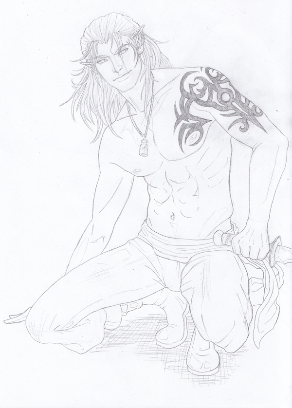 DAO Zevran Scetch