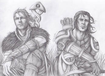 DA:A Anders And Nathaniel by SweetCandyRain