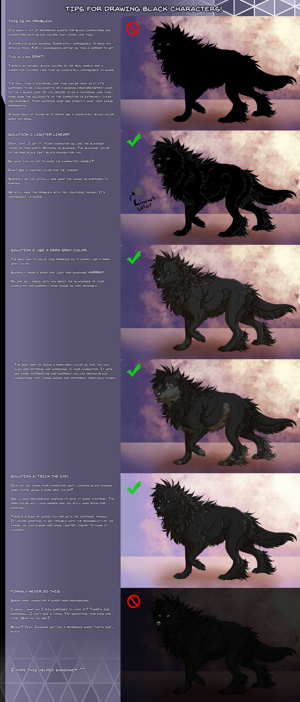 Tutorial - How to color Black characters by YouAreNowIncognito on ...