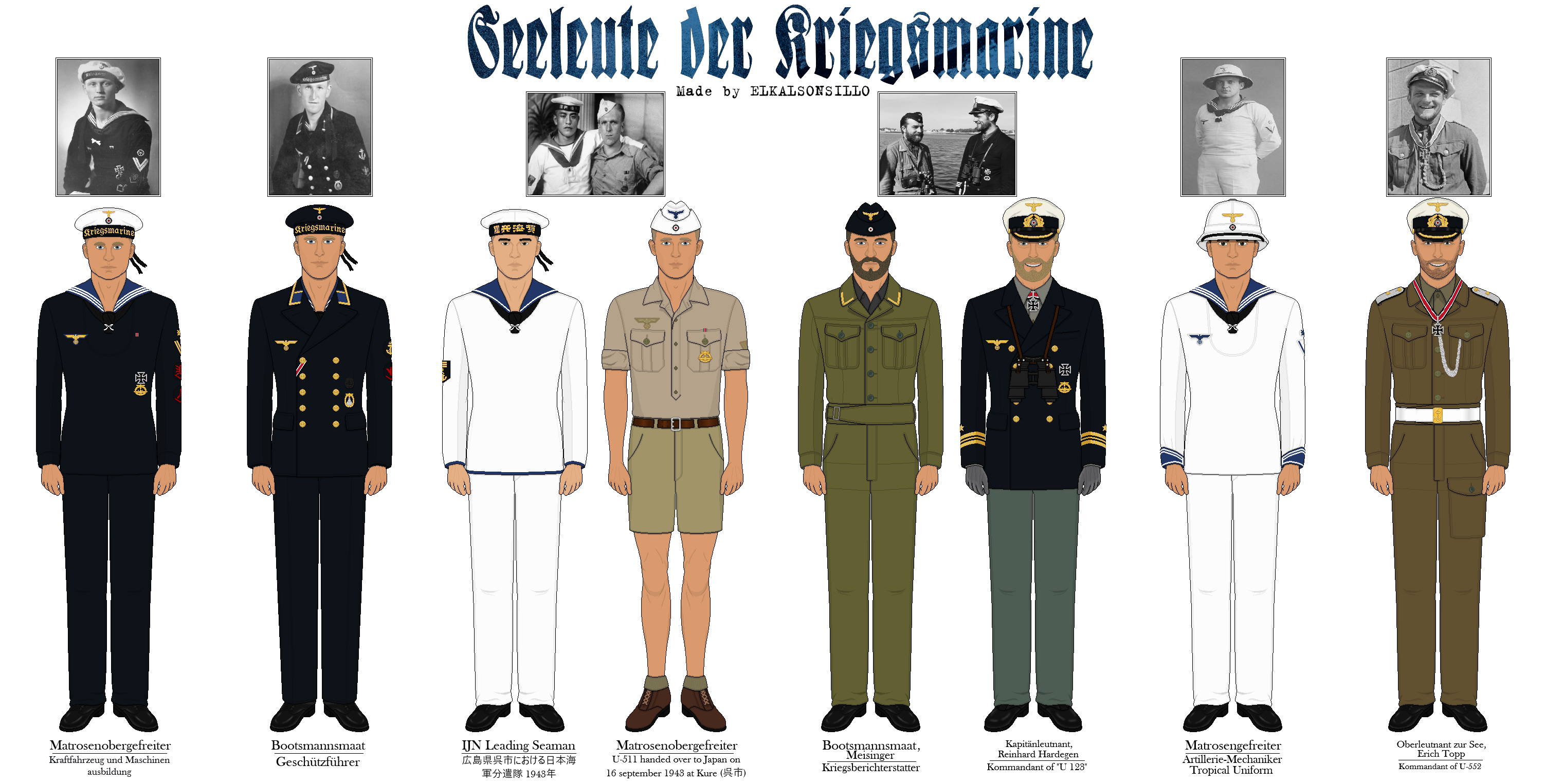 Kriegsmarine Sailors By ELKALSONSILLO On DeviantArt kriegsmarine-sailors-by-elkalsonsillo-on-deviantart