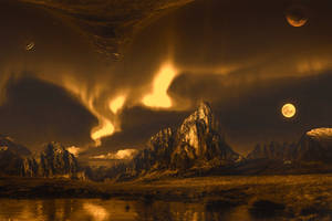 Photomontage: Thin interdimensional veil