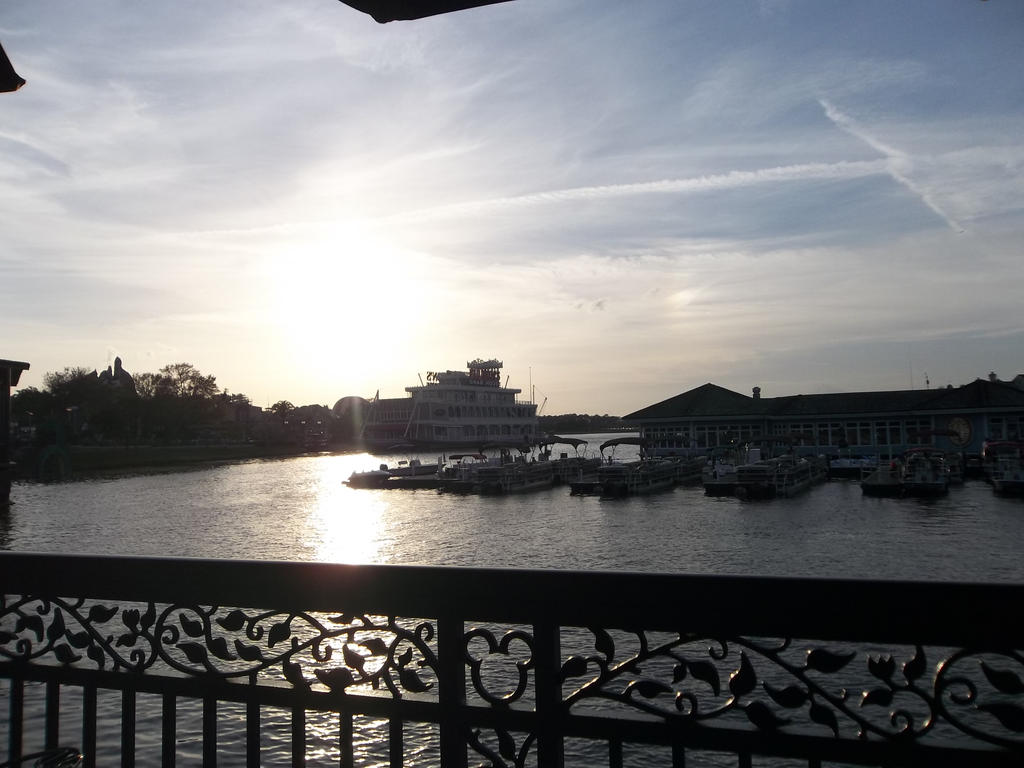 Sunset at Downtown Disney