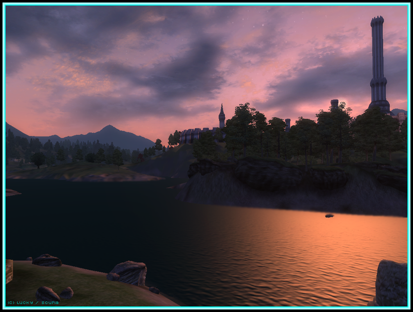 Sunset over Imperial City