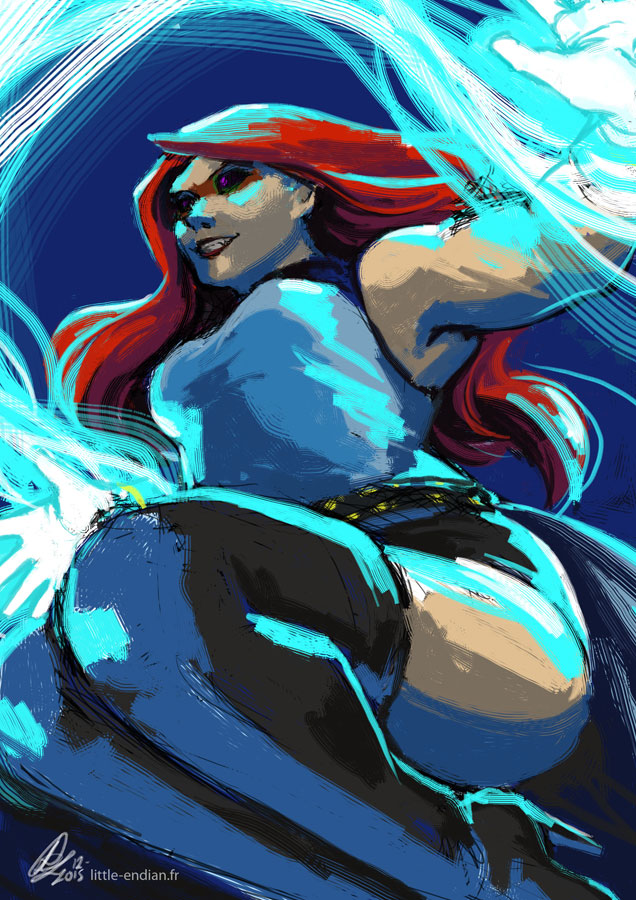 Space super hero by Little-Endian