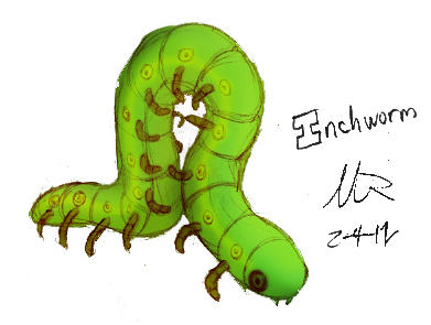 I is for Inchworm by Marioshi64 on DeviantArt