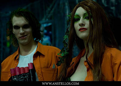 Fresh outta Arkham - Joker - Poison Ivy - Cosplay