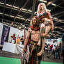 Tragicomix and Durga : Gaul and Barbarian cosplay