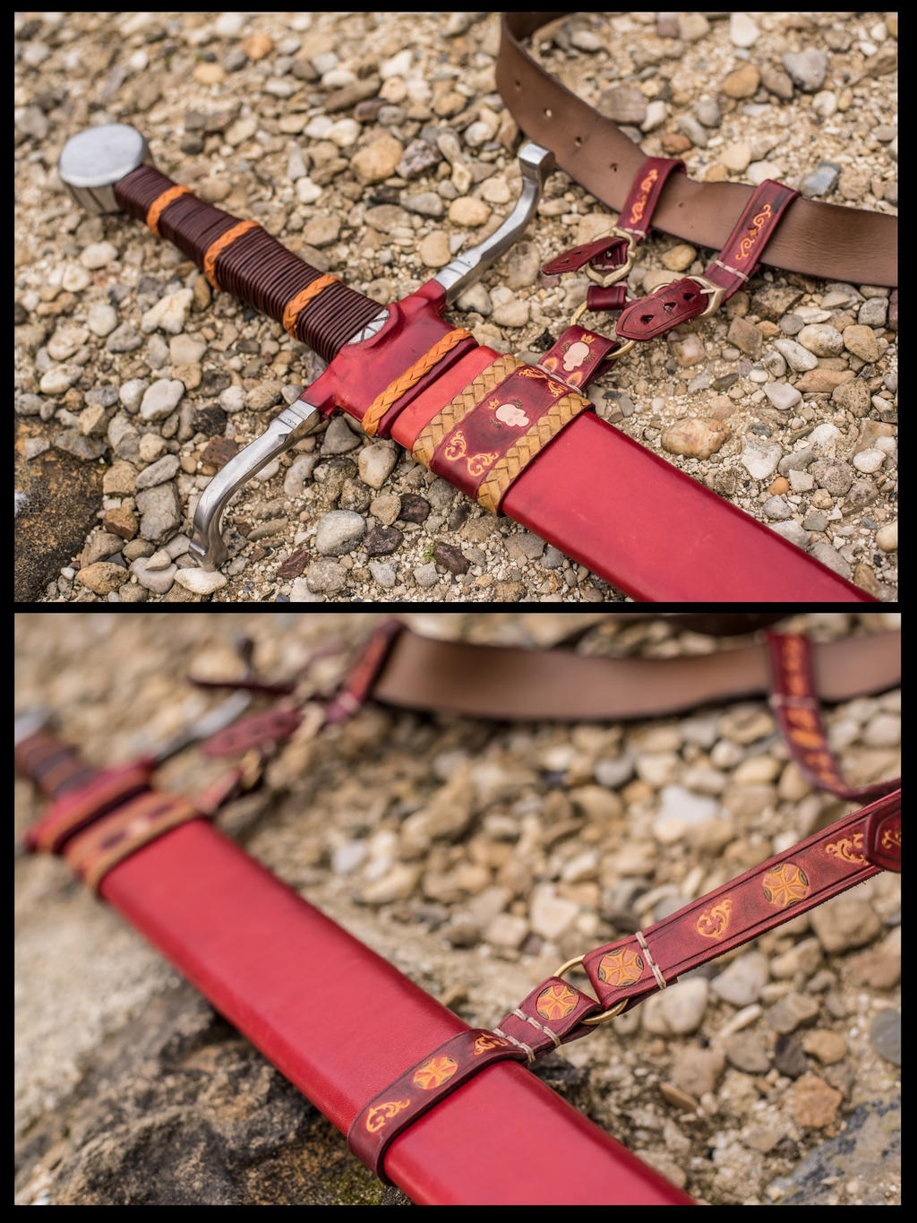 Warhammer Empire - Sword Belt - Leather Straps