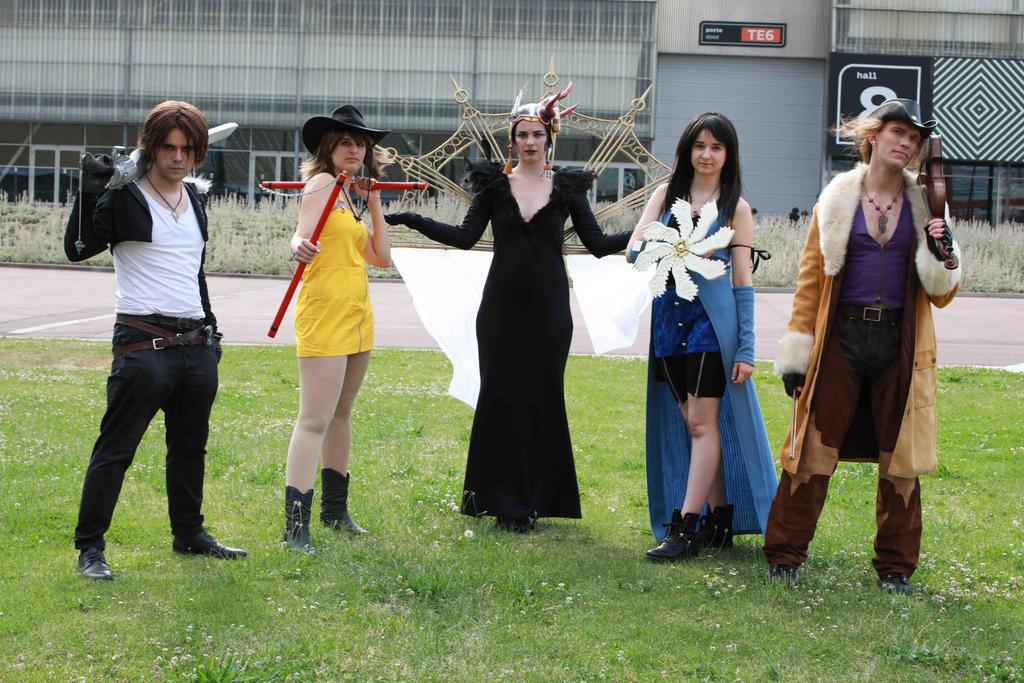 Irvine, Selfie, Squall, Rinoa, Edea - FF8 Cosplay