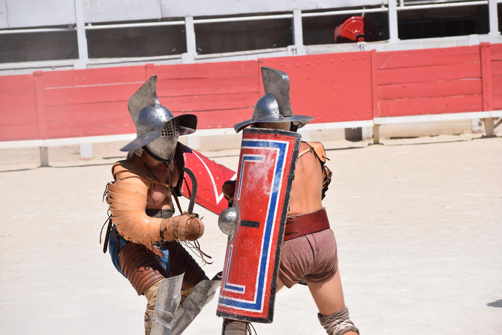 Gladiator Fight : Murmillo VS Thraex
