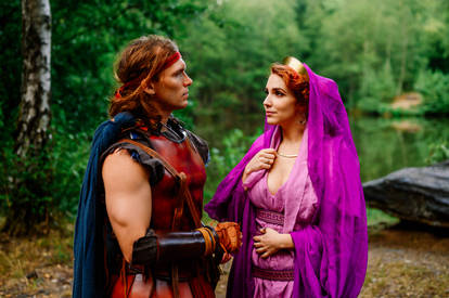 Hercules and Megara - Historical Disney Cosplay