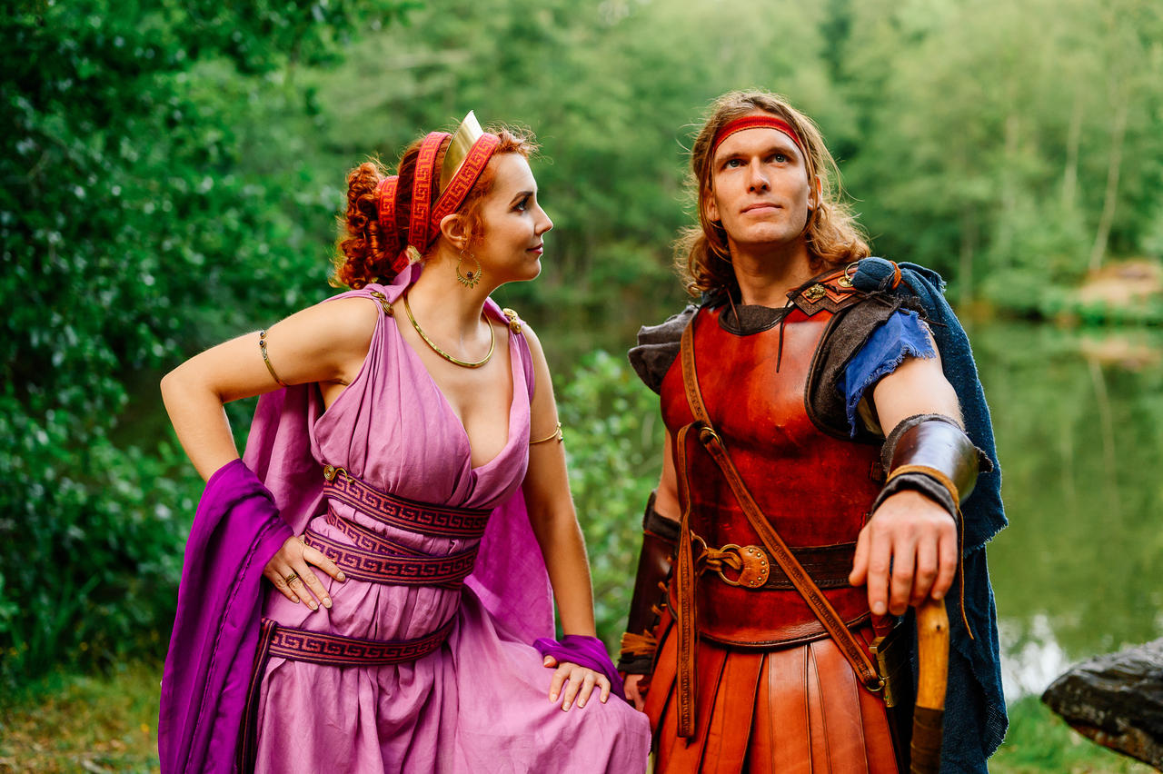 Hercules and Megara - Historical Disney Cosplay