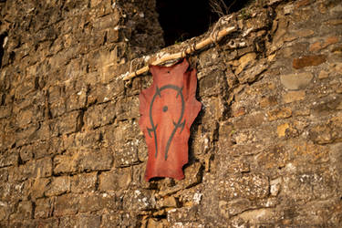 Orcs Horde, leather banner - Warcraft Cosplay