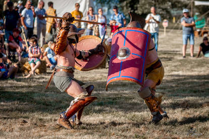 Gladiator Fight: Hoplomacus VS Murmillo