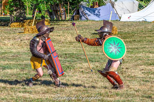 Gladiator Fight: Hoplomachus VS Murmillo