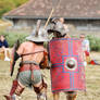 Roman Gladiator Fight - Murmillo VS Hoplomachus