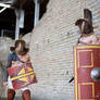 Roman Gladiator : Murmillo and Thraex