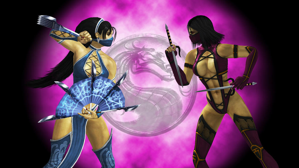 John tobias created mileena and jade by altering the character colors to pu...