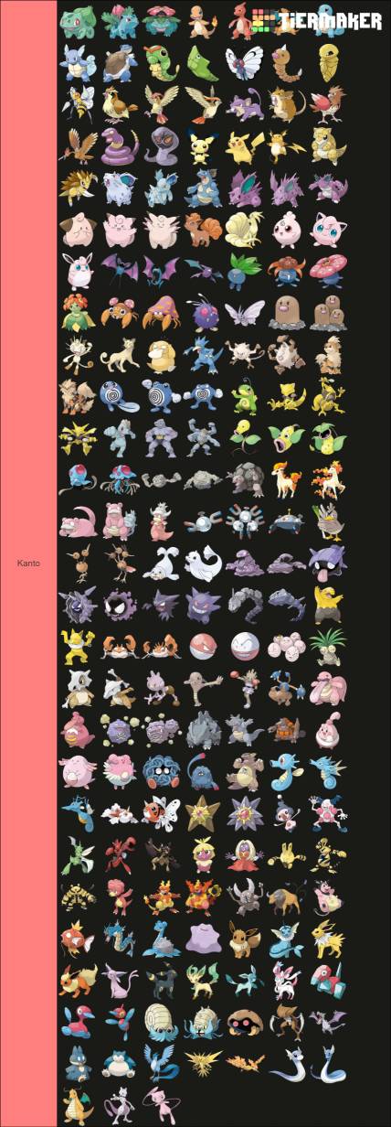 Revamped Pokedex: Kanto by Yoyoforce on DeviantArt