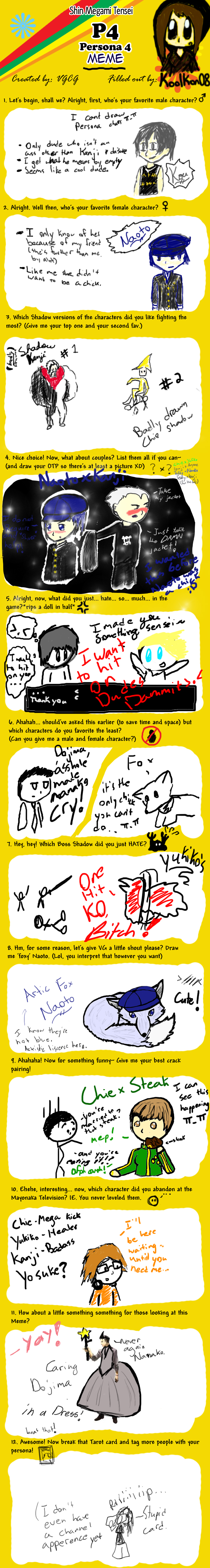 Persona 4 meme- The Lame Way