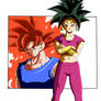 Goku y Kefla (Kefura)