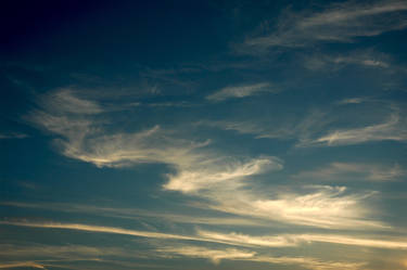 Wispy clouds