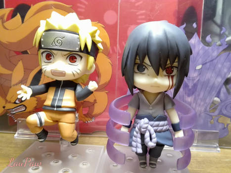 Sasuke y Naruto Nendoroid