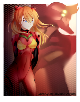 EVA-02 x Asuka Langley