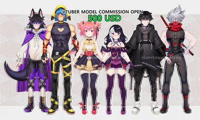 VTUBER SLOT COMMISION open 500 usd