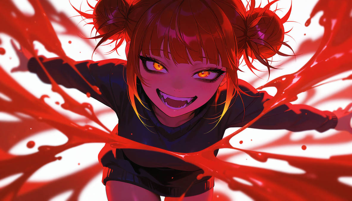 Toga Himiko x Blood Paint by BeyondGrave33 on DeviantArt