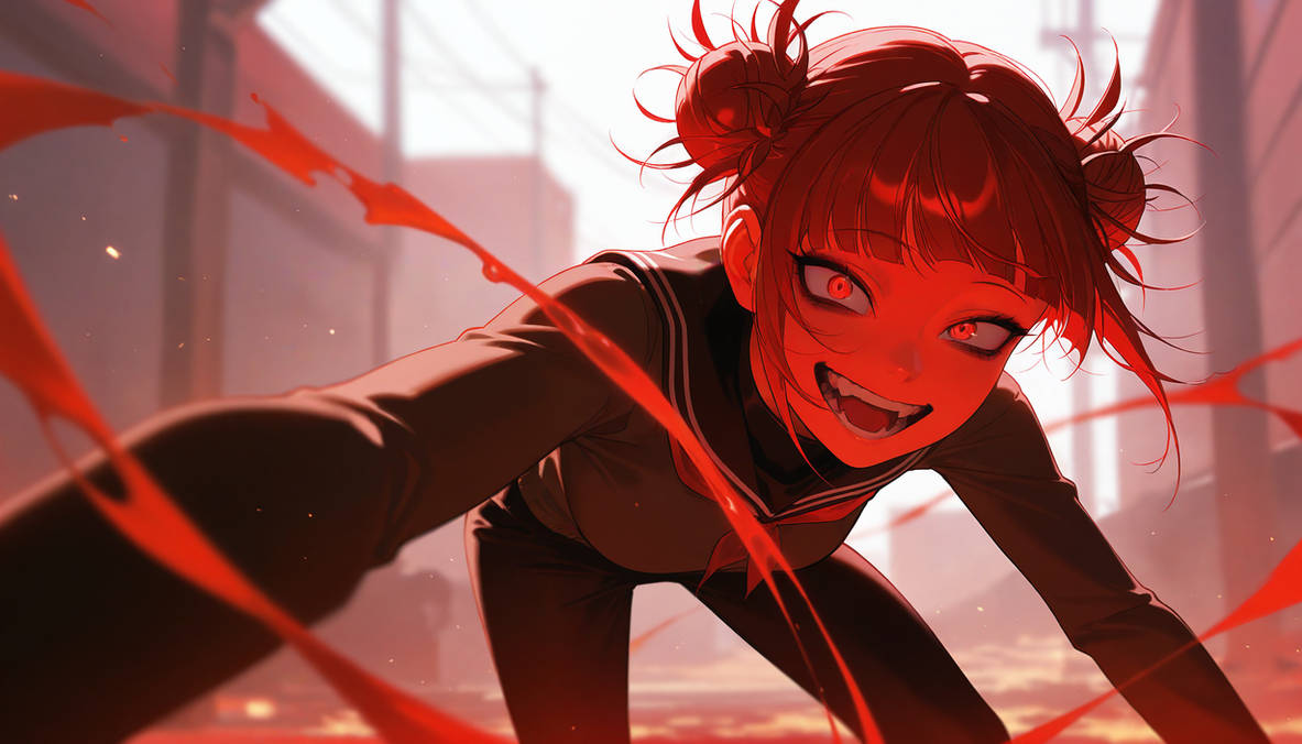 Toga Himiko x Red by BeyondGrave33 on DeviantArt