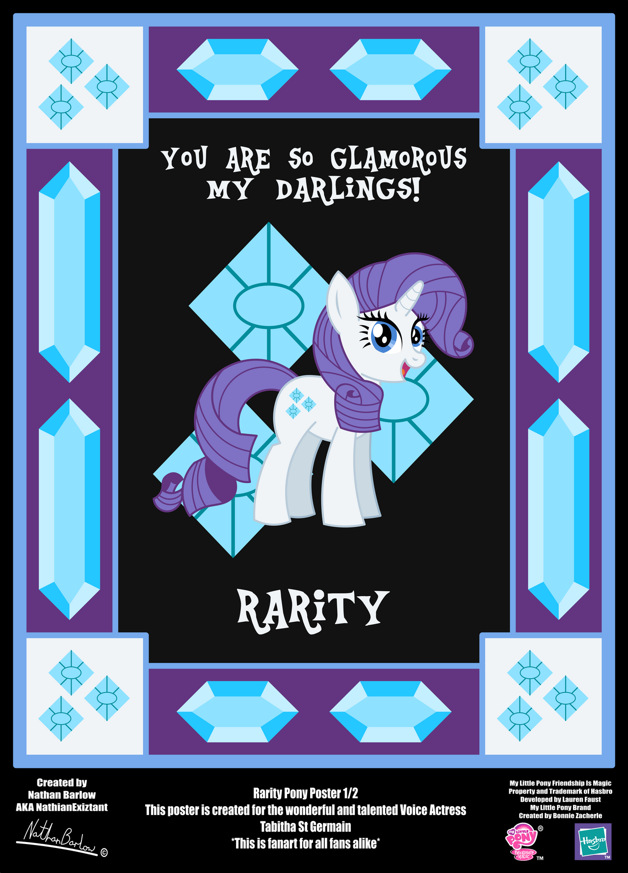 Pony Raritstia Rarity Pony Poster No 1 by NathianExiztant on DeviantArt