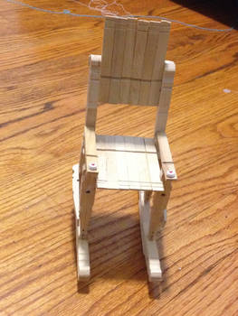 Clothes Pin Rocking Chair