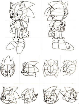 Classic Sonic and Metal Sonic Studies - Part 2