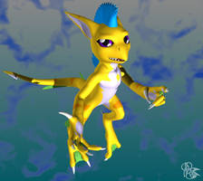 Random render - Drakiomon: You're Late