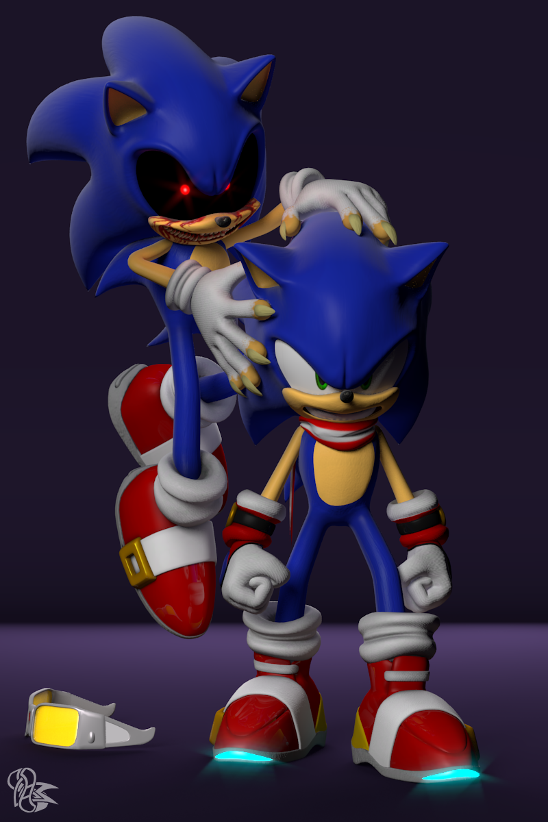 Sonic and Tails.exe in subconscious mind by MattSpriteMaster on DeviantArt