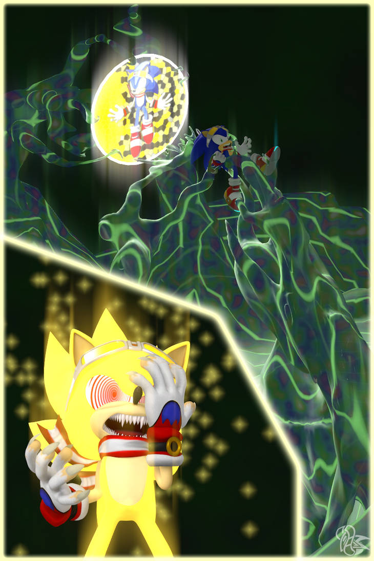 Forsaken Chaos Sonic Out of Control by GuardianMobius on DeviantArt